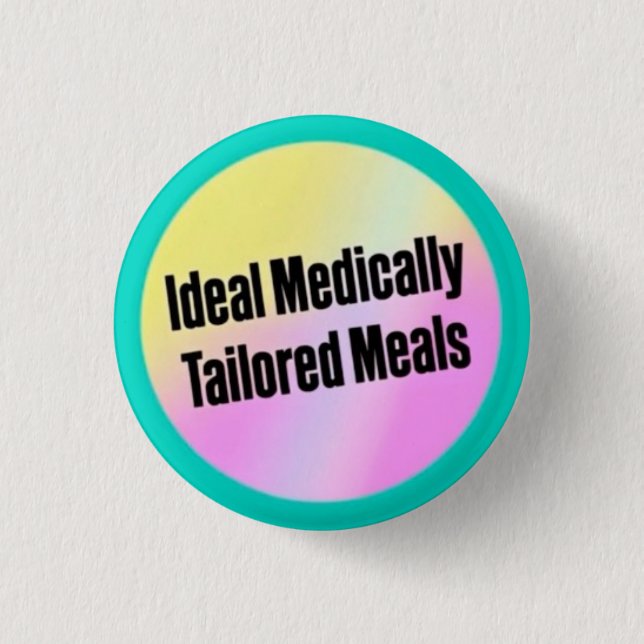 Ideal MTMs (Medically Tailored Meals) Small Button (Front)