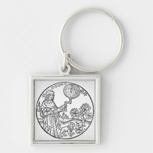 Ideal Portrait of Aristotle (384-322 BC), copy of Key Ring