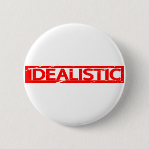 Idealistic Stamp 6 Cm Round Badge