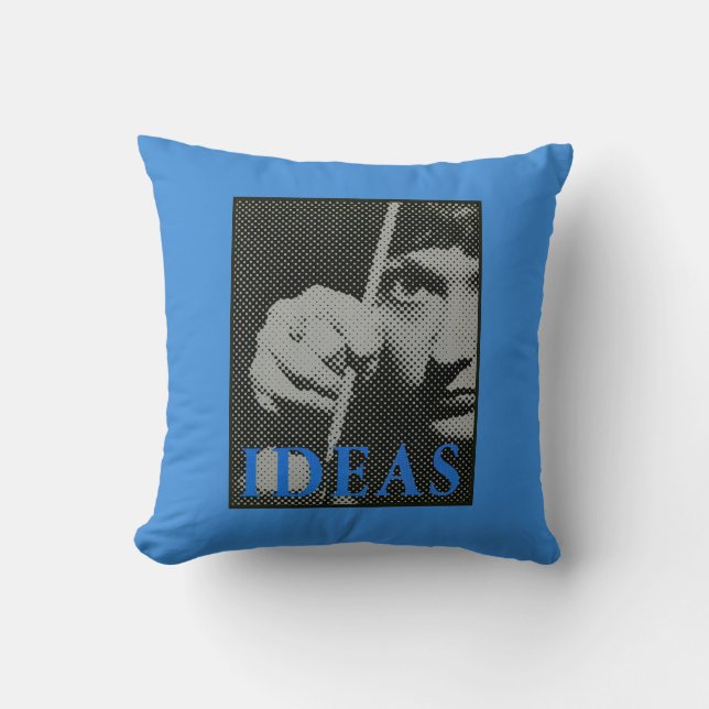 Ideas - 1981 promo graphic cushion (Front)