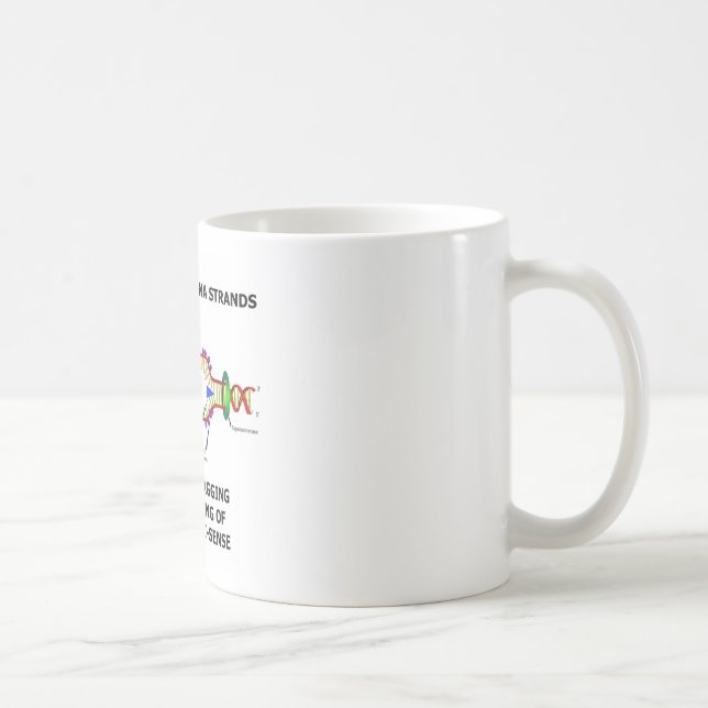 Ideas Are Like DNA Strands Leading & Lagging Coffee Mug (Right)