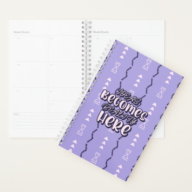 Ideas Become Reality here  - Inspirational Planner (Display)