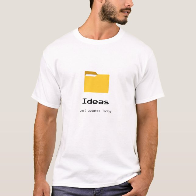 Ideas Folder | Daily Creativity Tech Tee (Front)
