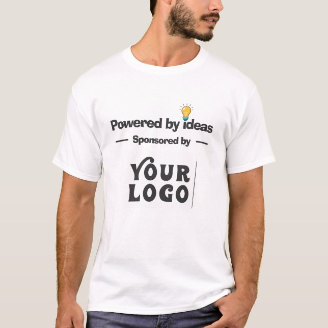 Ideas Powered Modern Branding Customisable T-Shirt (Front)