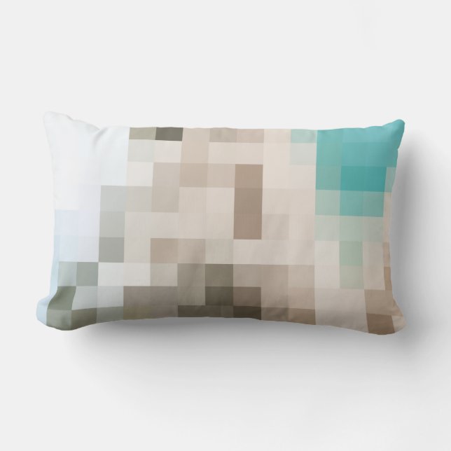 Idée cadeau - Coussin long Pixel Art Lumbar Cushion (Front)