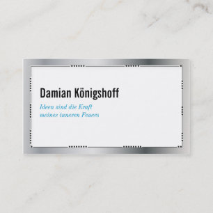 Ideengeber Visitenkarte Business Card