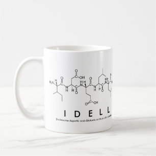 Idell peptide name mug
