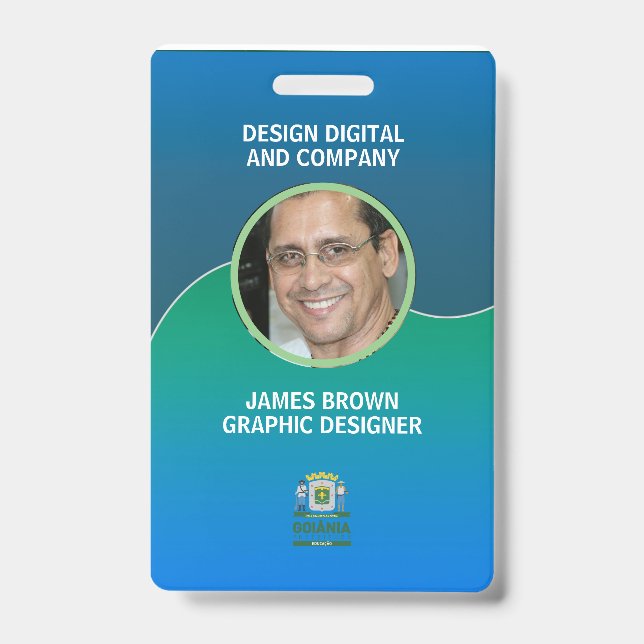 Identification badge ID badge (Front)