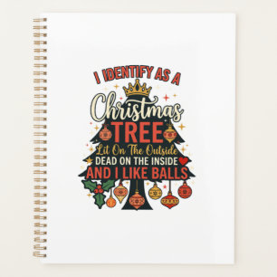 Identify As Christmas Tree Crown Balls Planner