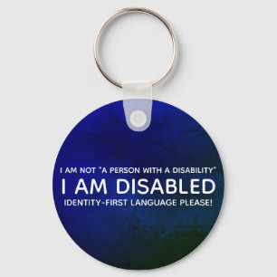 Identity First Disability Keychain