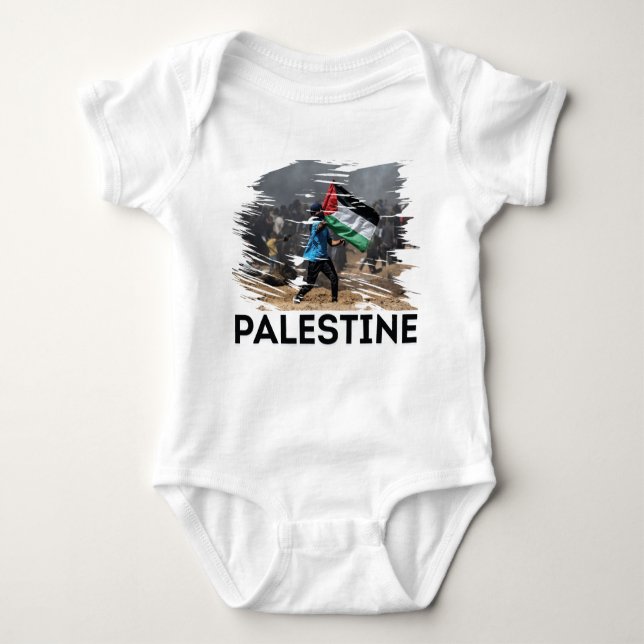 Identity, struggle, and freedom baby bodysuit (Front)