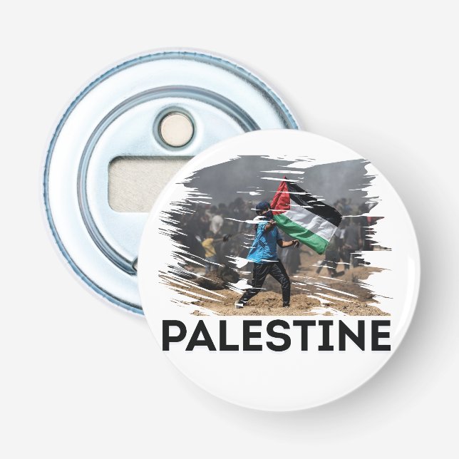 Identity, struggle, and freedom bottle opener (Front)