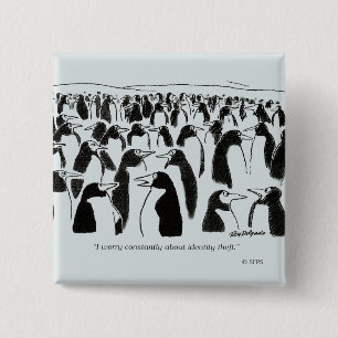 Identity Theft 15 Cm Square Badge