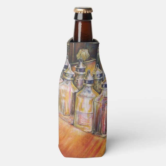Ideography of Golden Light Bottle Cooler (Bottle Front)