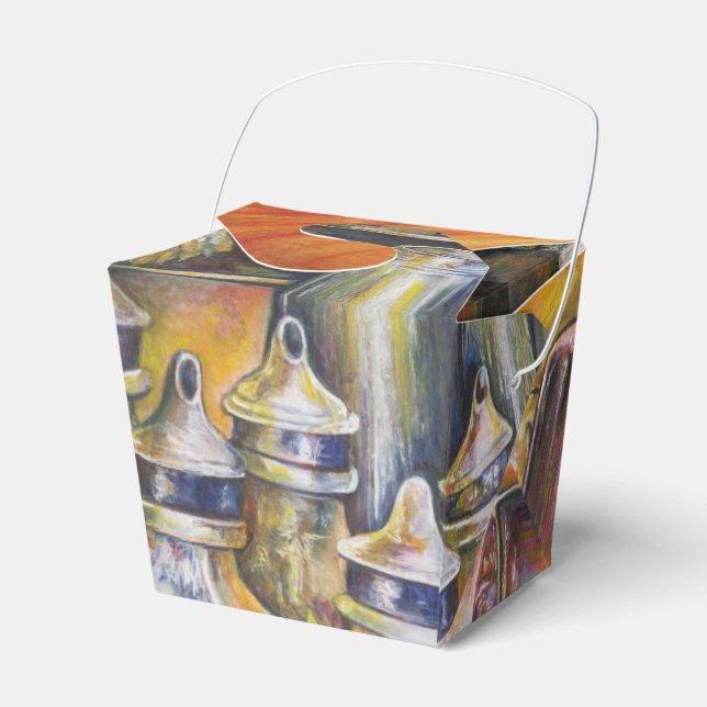 Ideography of Golden Light Favour Box (Front Side)