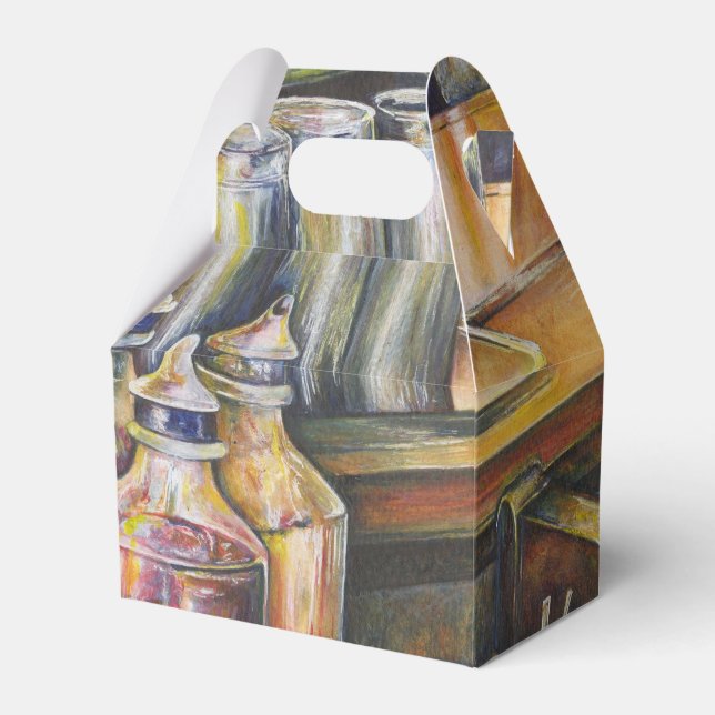Ideography of Golden Light Favour Box (Front Side)