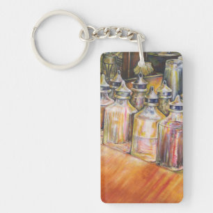 Ideography of Golden Light Key Ring