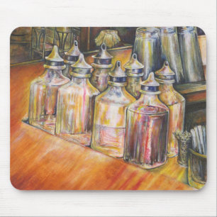 Ideography of golden Light Mouse Pad