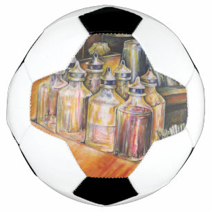 Ideography of Golden Light Soccer Ball