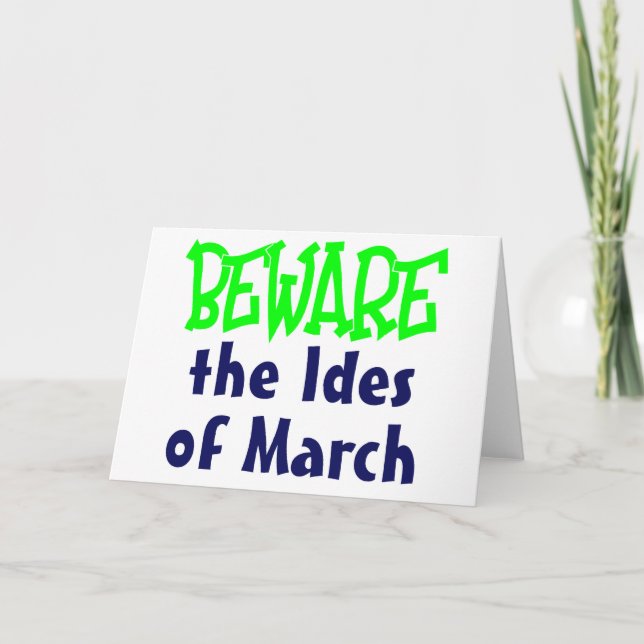 Ides of March Card (Front)