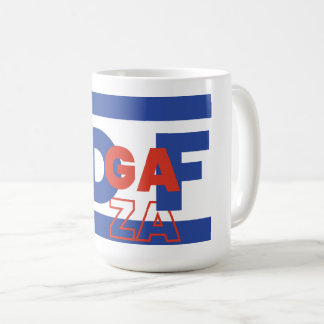 IDF and IDGAF concept Israeli Palestine conflict Coffee Mug
