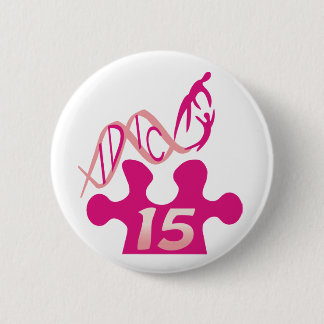 IDIC15 Button Pink Puzzle Button