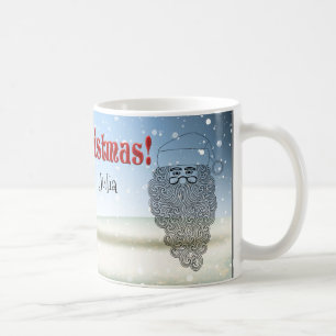 Idillyc Serene Xmas Magical Snow Funny Santa Coffee Mug