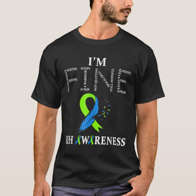 Idiopathic Intracranial Hypertension Awareness Iih T-Shirt (Front)