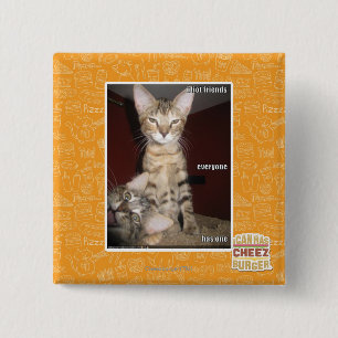 Idiot Friends 15 Cm Square Badge