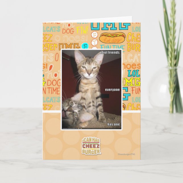 Idiot Friends Card (Front)
