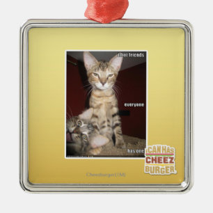 Idiot Friends Metal Tree Decoration