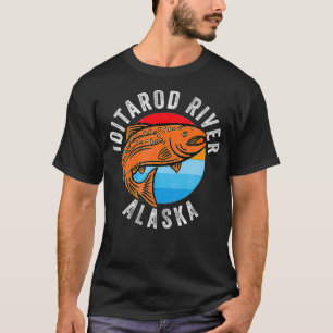 Iditarod River Alaska Salmon Fishing Angler Gift T-Shirt