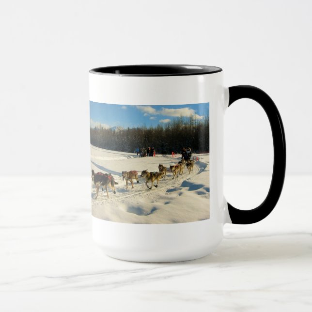 Iditarod Trail Sled Dog Race Mug (Right)
