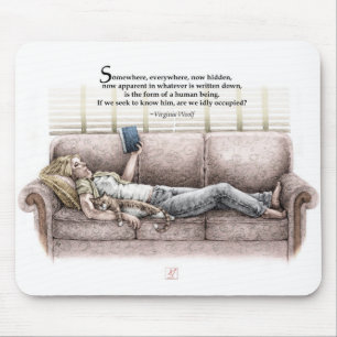 Idle Moment Mouse Pad