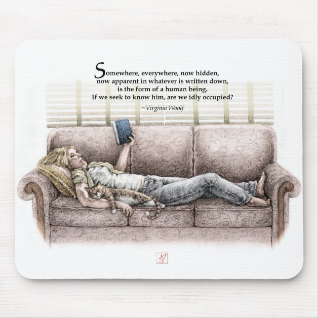 Idle Moment Mouse Pad (Front)