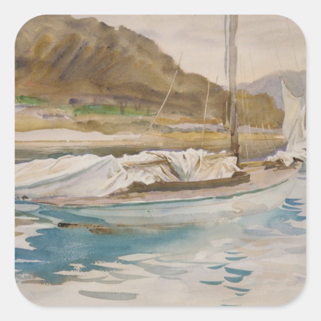 Idle Sails Square Sticker (Front)