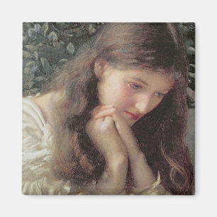 Idle Tears (Beautiful Woman in Tears) Magnet