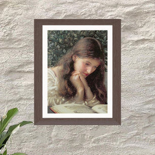 Idle Tears by Edward Robert Hughes Idle Tears Photo Print
