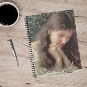Idle Tears by Edward Robert Hughes Notebook
