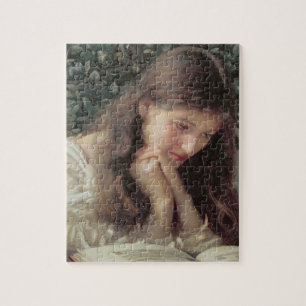Idle Tears (w/c on paper) Jigsaw Puzzle