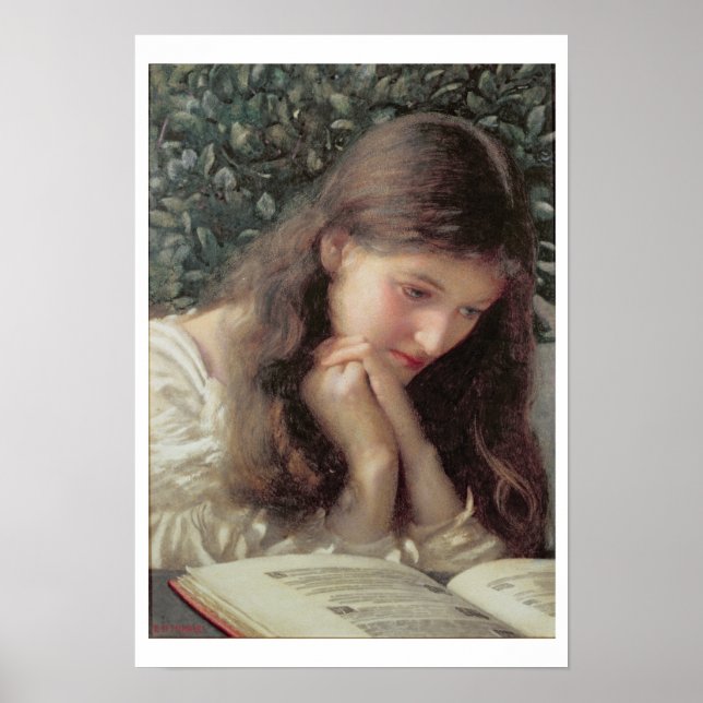 Idle Tears (w/c on paper) Poster (Front)