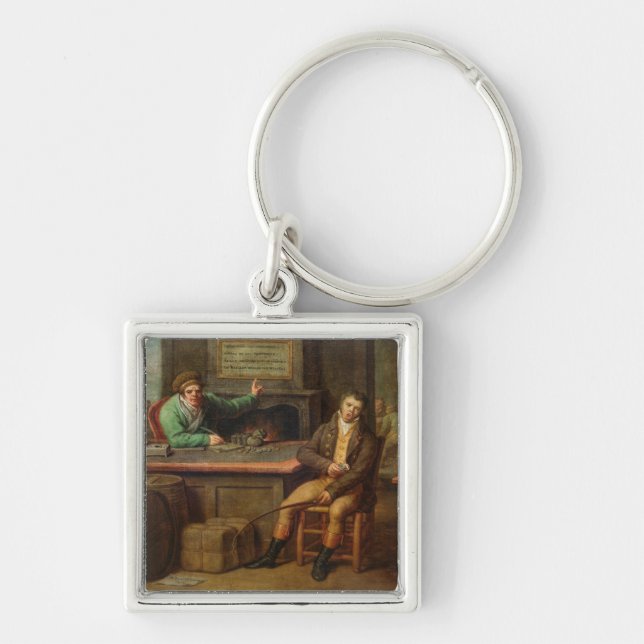 Idleness, 1818 key ring (Front)