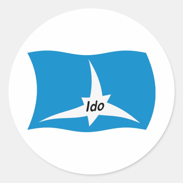Ido Flag Sticker (Front)
