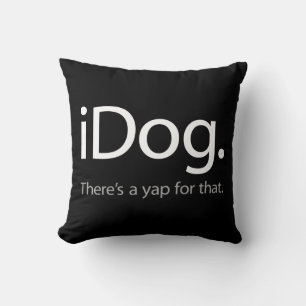 iDog-white.ai Cushion