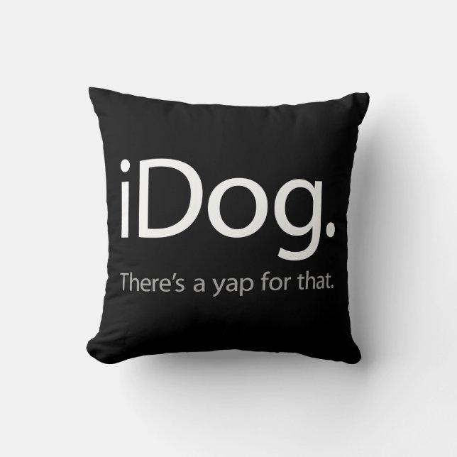 iDog-white.ai Cushion (Front)