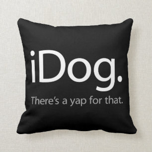 iDog-white.ai Cushion