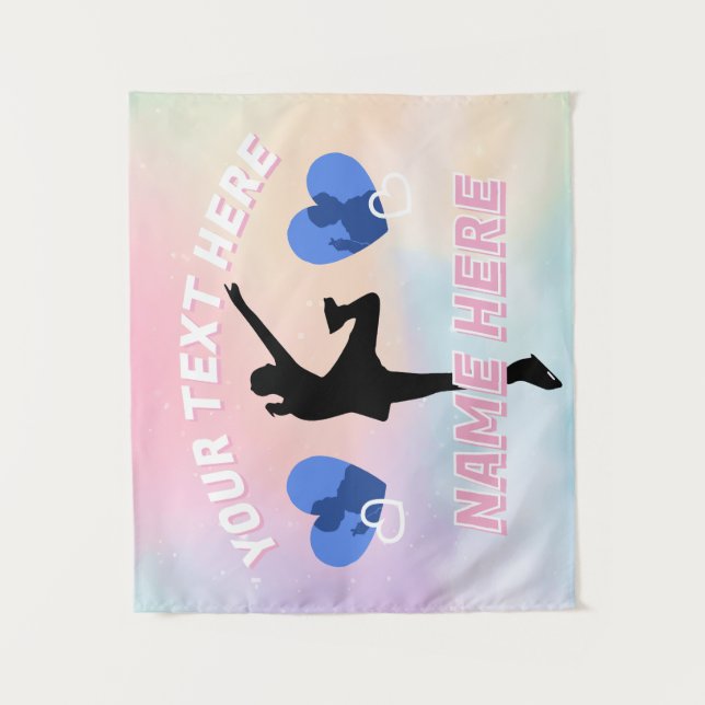 Idol Fan Kpop Support Banner Tapestry (Front)