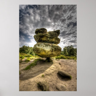 Idol Rock HDR Low Sturation Poster