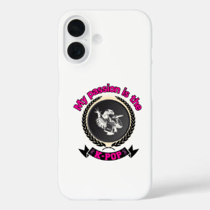 Idol Singing Passion KPop Music Fan Art Design iPhone 16 Case