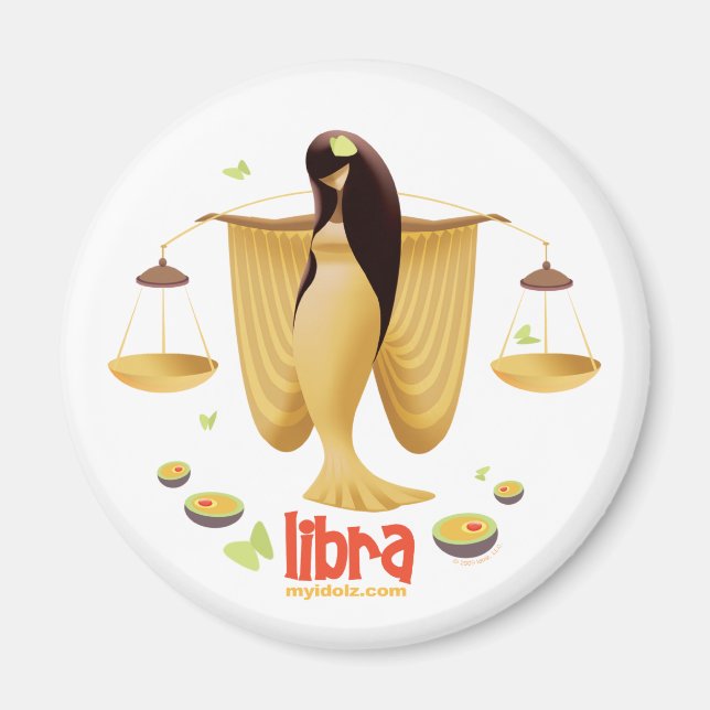 Idolz Libra Magnet (Front)